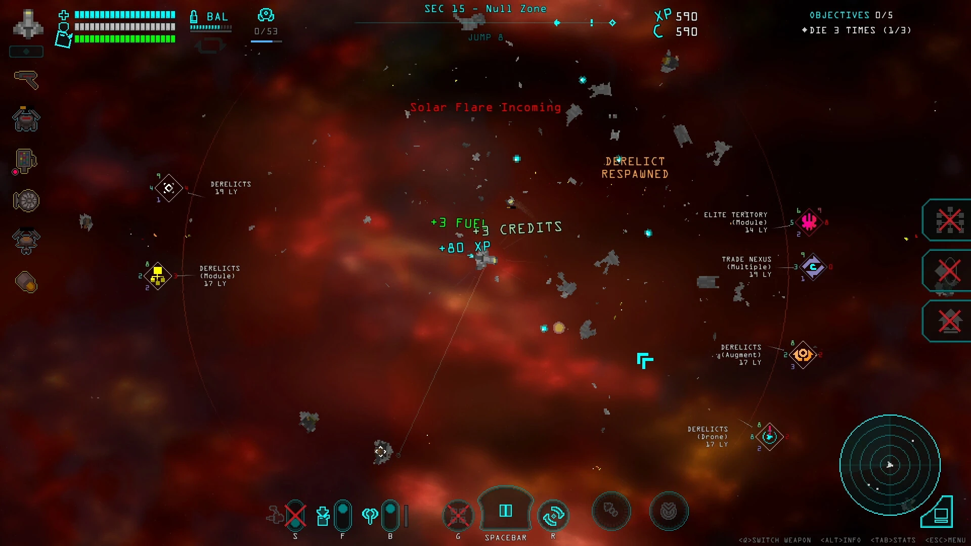 Void Salvage : un auto-battler spatial incrémental à jouer d’une main image 2