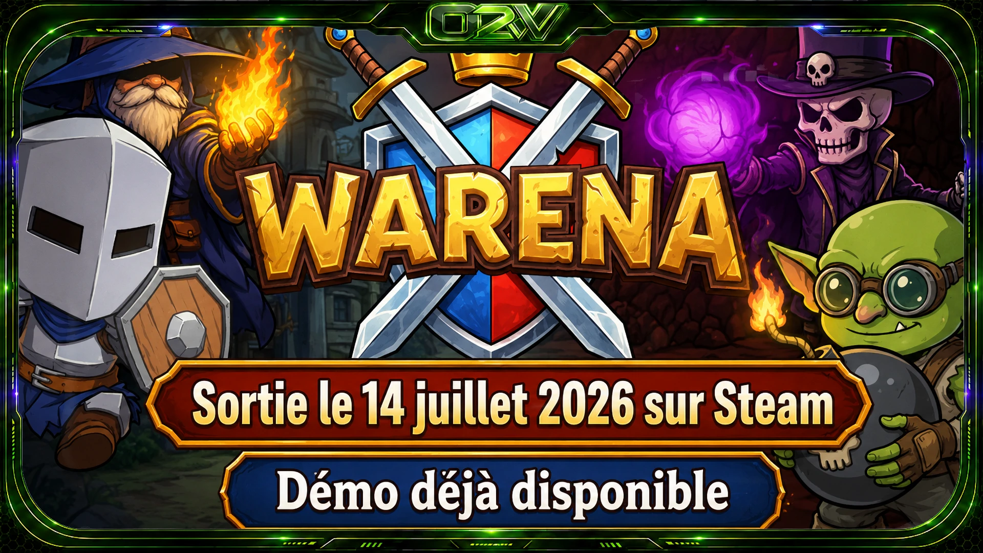 Warena : un jeu de cartes en temps réel arrive le 14 juillet 2026