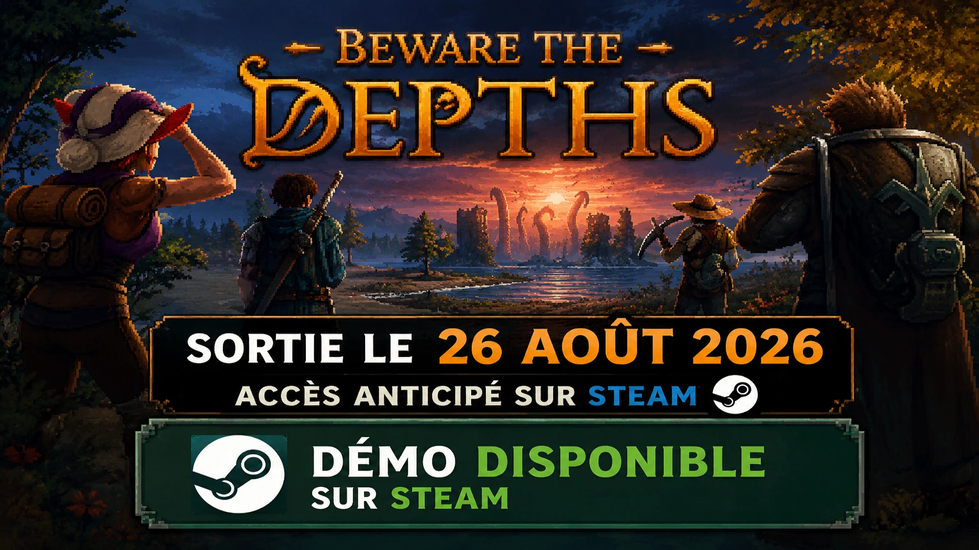Beware the Depths sortira le 26 août 2026 en accès anticipé sur Steam