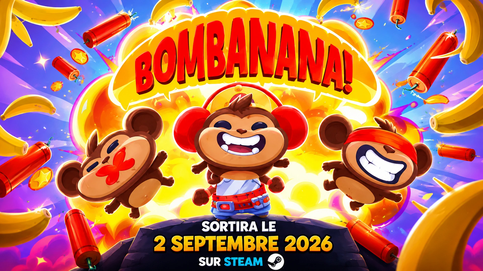 BOMBANANA! sortira le 2 septembre 2026 sur Steam