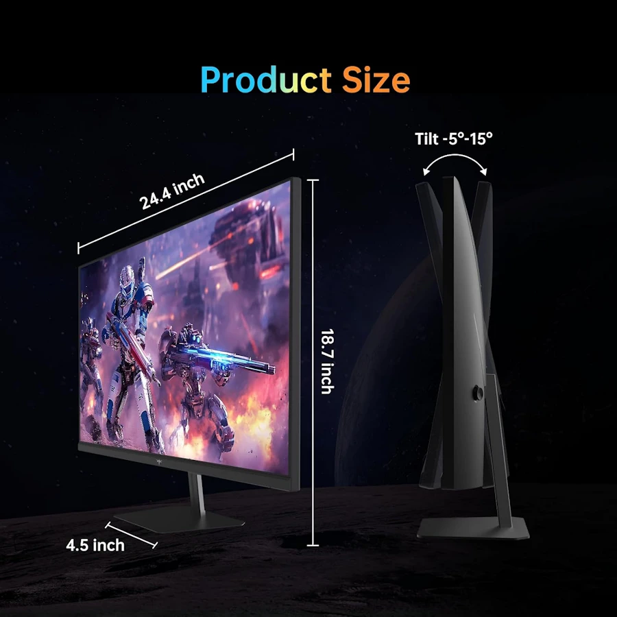 KTC H24F8 — écran gaming 24" Full HD Fast IPS 180 Hz / 190 Hz image 3