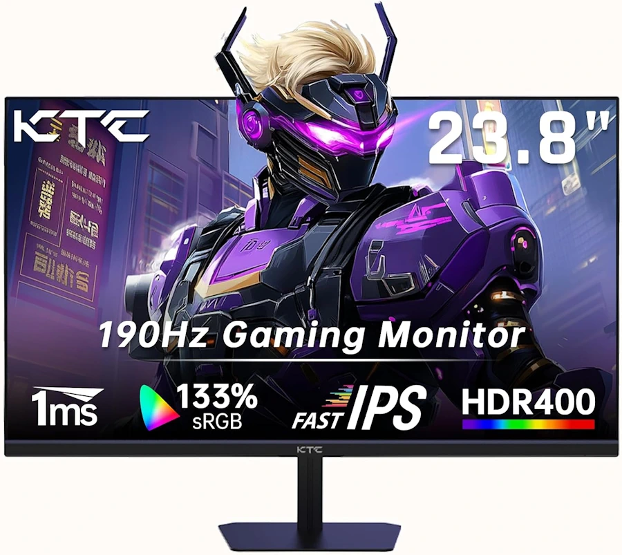 KTC H24F8 — écran gaming 24" Full HD Fast IPS 180 Hz / 190 Hz