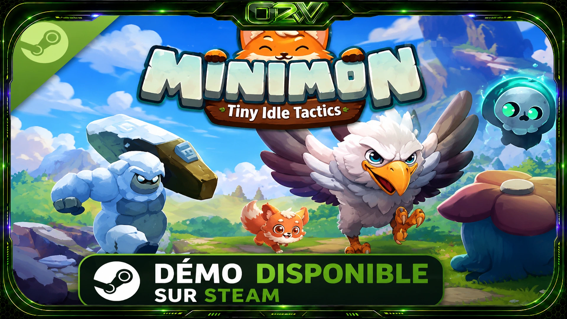 Minimon: Tiny Idle Tactics Demo est disponible sur Steam