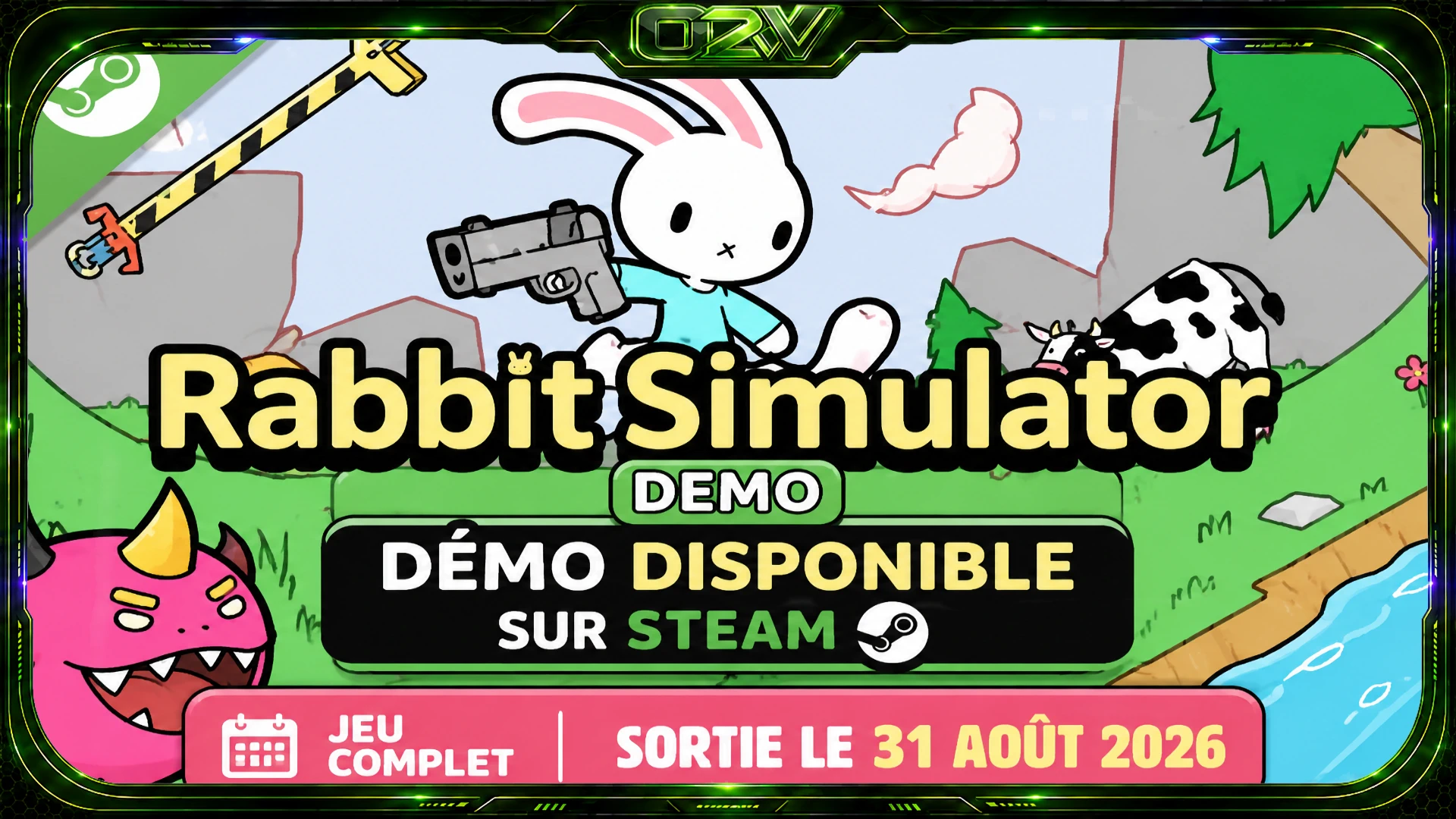 Rabbit Simulator Demo est disponible sur Steam