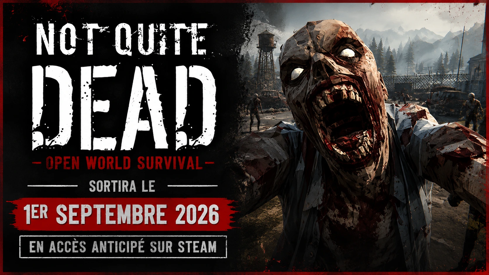 Not Quite Dead: Open World Survival sortira le 1er septembre 2026 en accès anticipé sur Steam