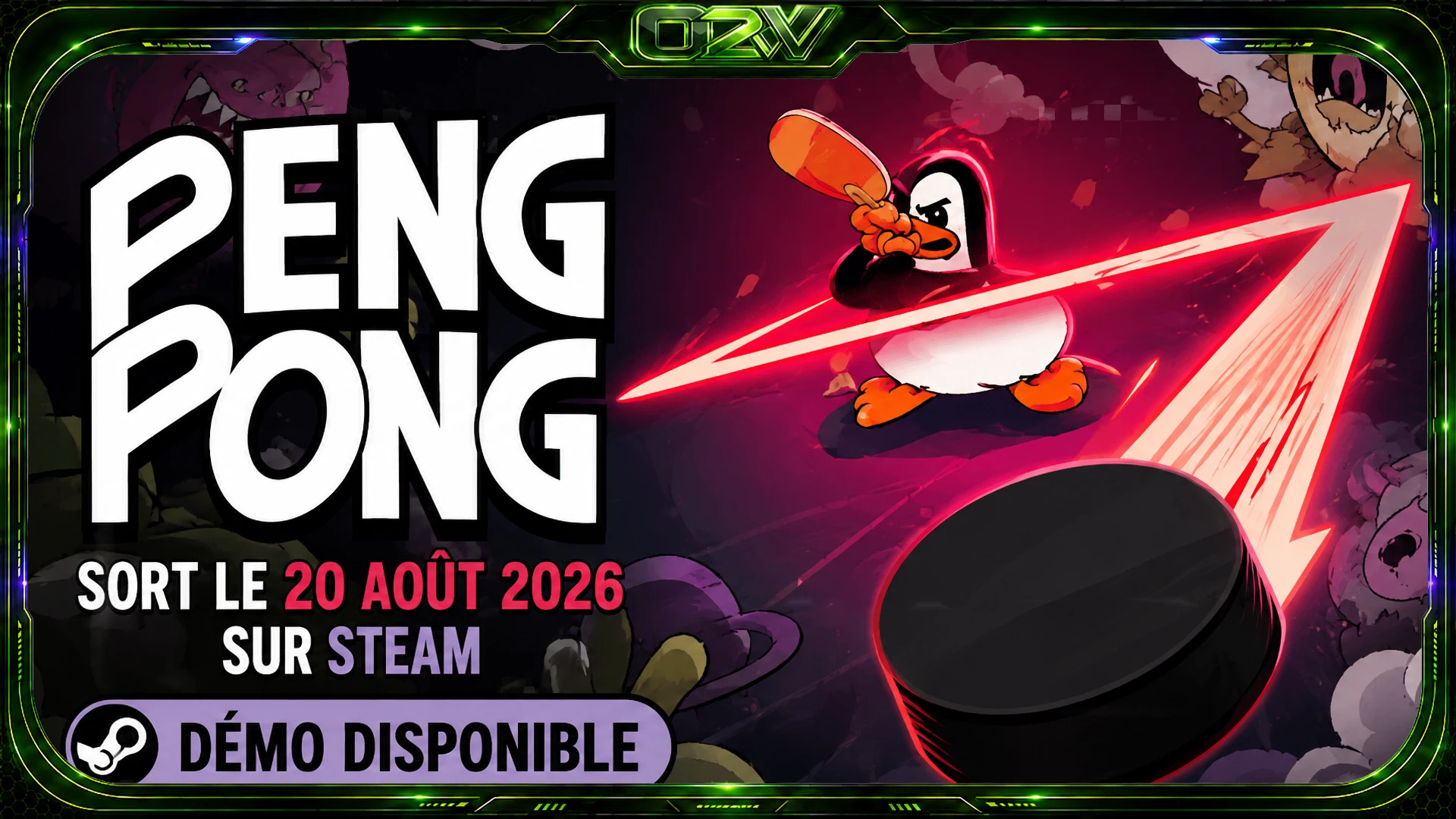 PengPong sort le 20 août 2026 sur Steam avec une démo disponible