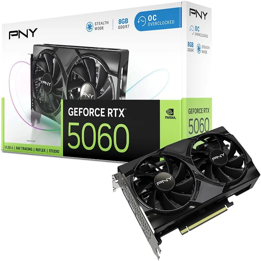 PNY GeForce RTX 5060 8GB OC Dual Fan — recommandation Full HD / 1080p