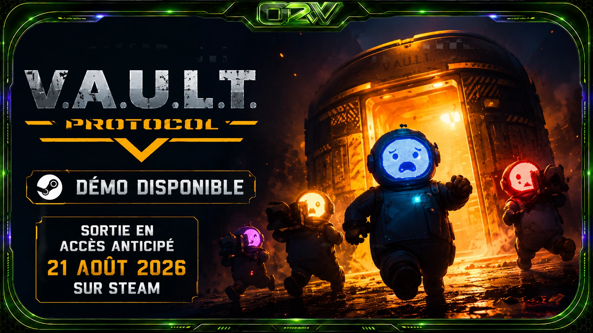V.A.U.L.T. PROTOCOL Demo est disponible sur Steam