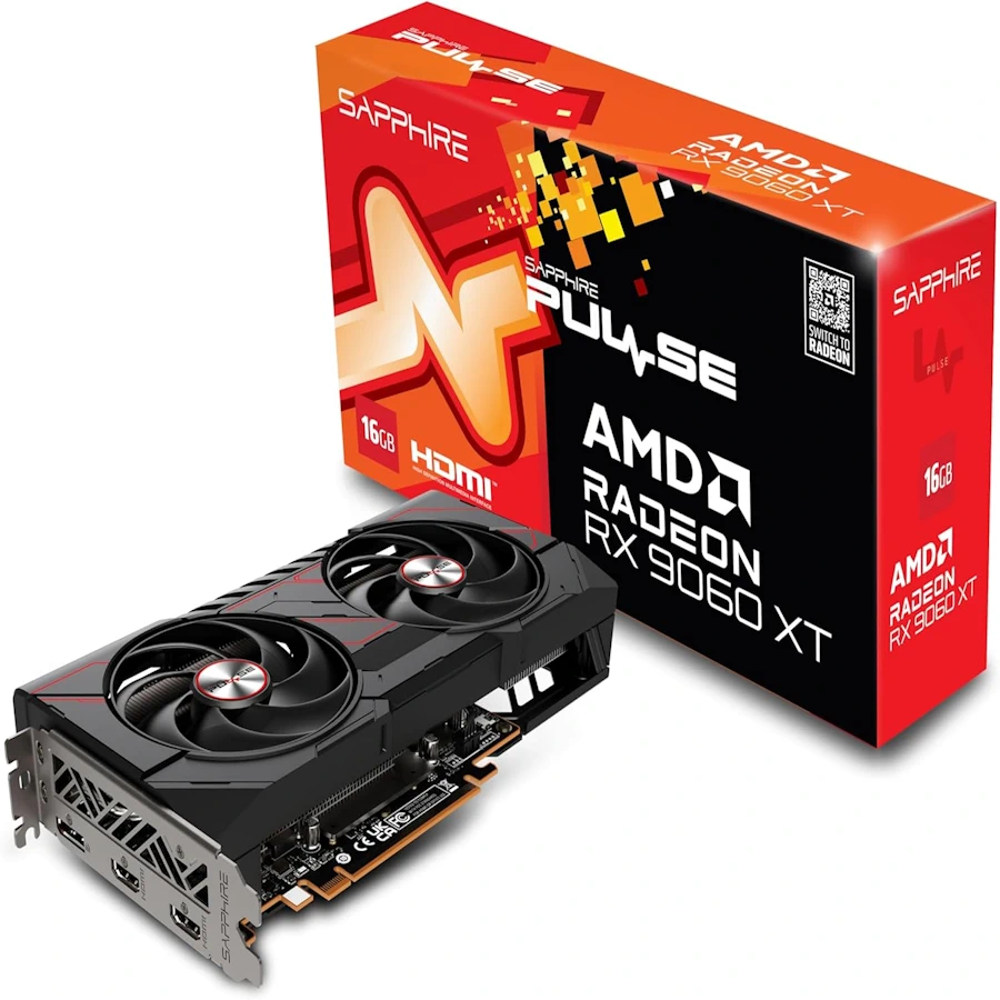 Sapphire PULSE Radeon RX 9060 XT 16 Go — choix AMD pour le Full HD / 1080p
