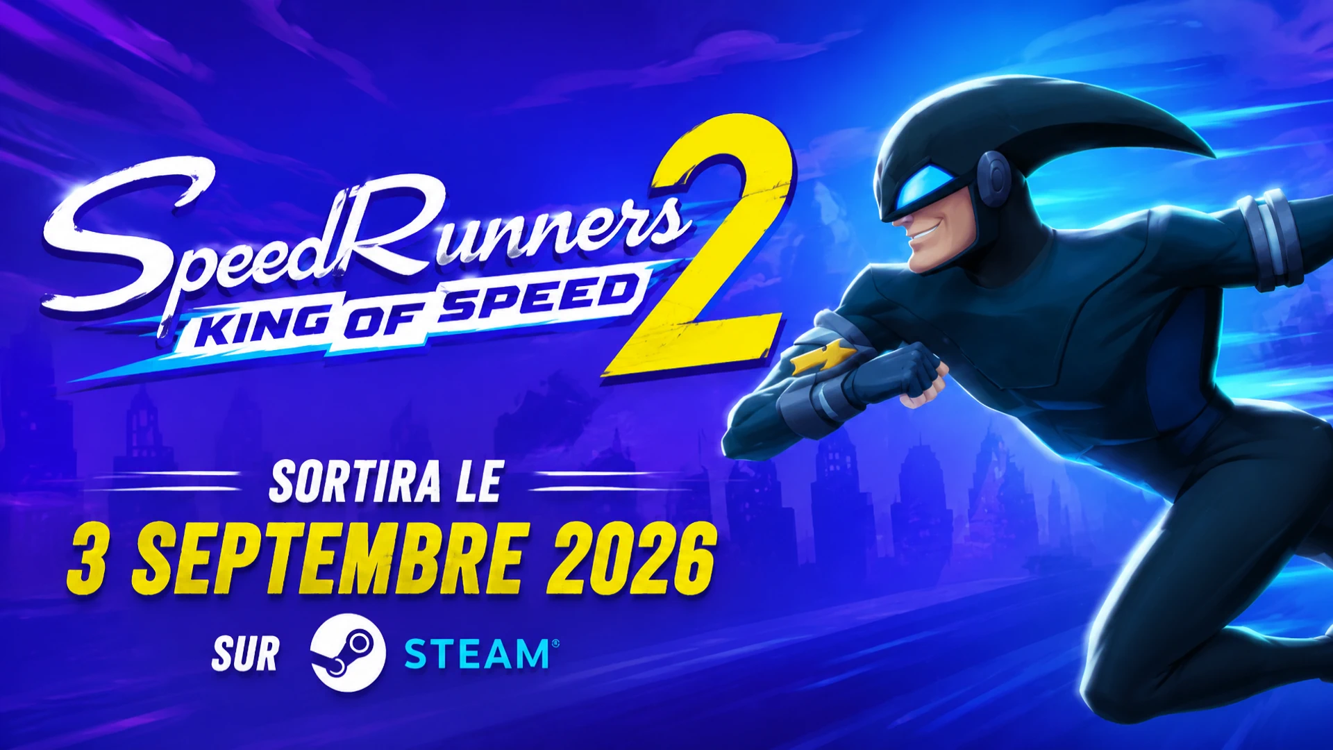 SpeedRunners 2: King of Speed sortira le 3 septembre 2026 sur Steam