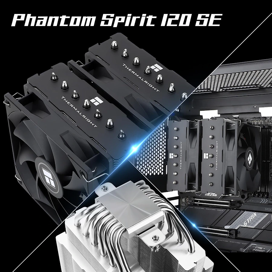 Thermalright Phantom Spirit 120 SE — ventirad double tour 7 caloducs