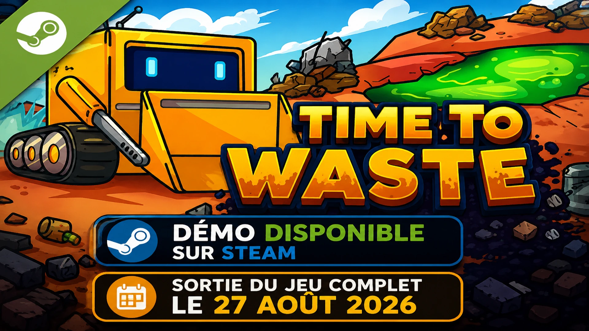 Time To Waste Demo est disponible sur Steam
