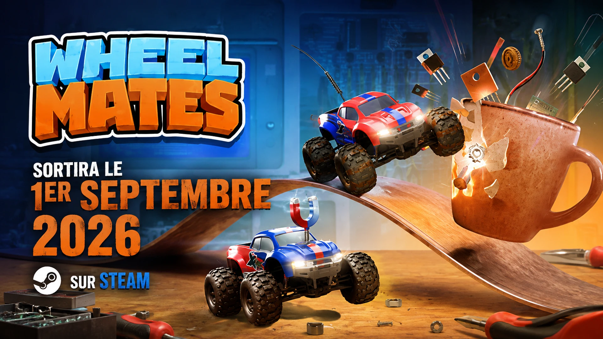 WheelMates sortira le 1er septembre 2026 sur Steam