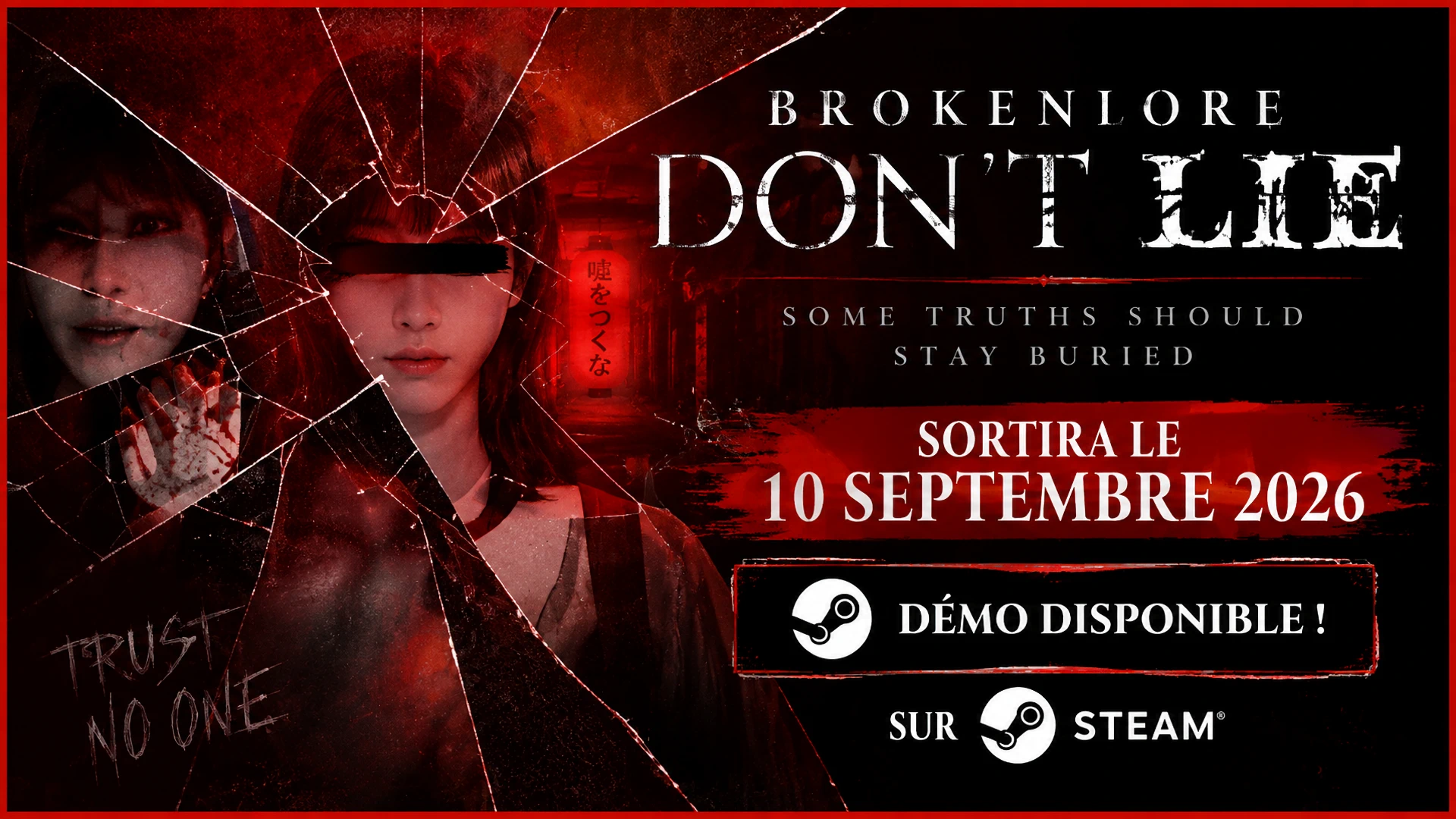 BrokenLore: DON’T LIE sortira le 10 septembre 2026 sur Steam avec une démo disponible
