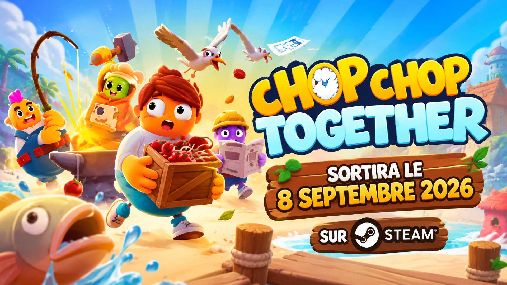 Chop Chop Together sortira le 8 septembre 2026 sur Steam